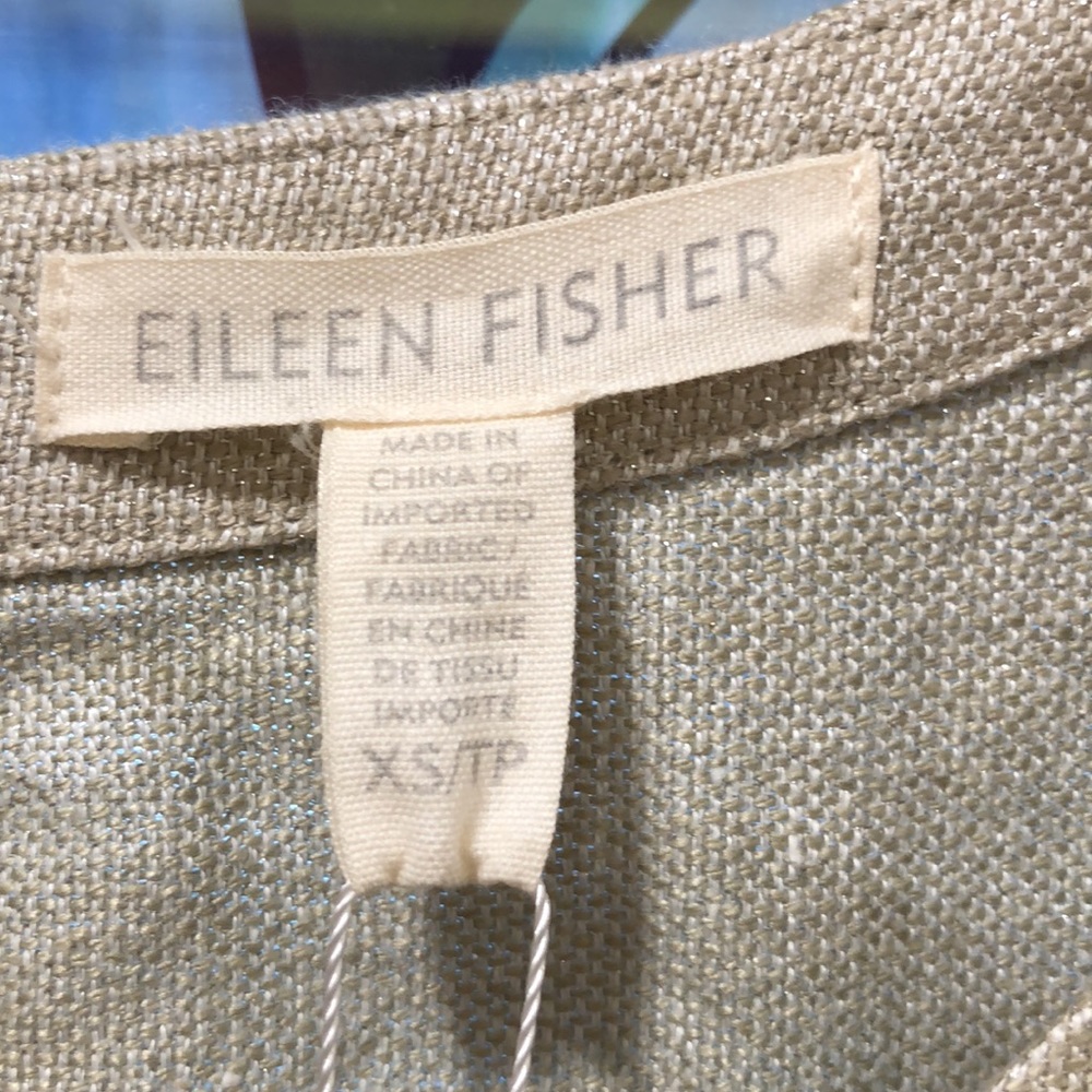 Eileen Fisher twinkle linen dress - Picture 9 of 10